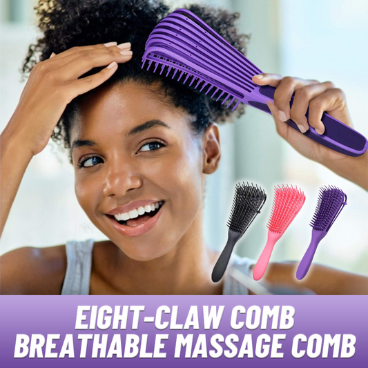 Eight-Claw Comb Breathable Massage Comb